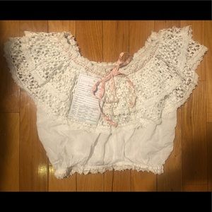 Loveshackfancy one of a kind sample top